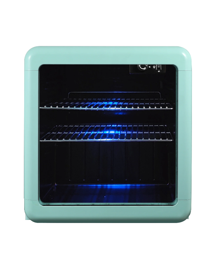 1.7 Cu. Ft. Retro Beverage Cooler In Mint Green