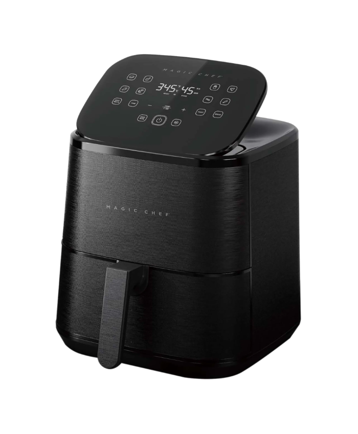 5.8 Qt. Panel Air Fryer, In Black