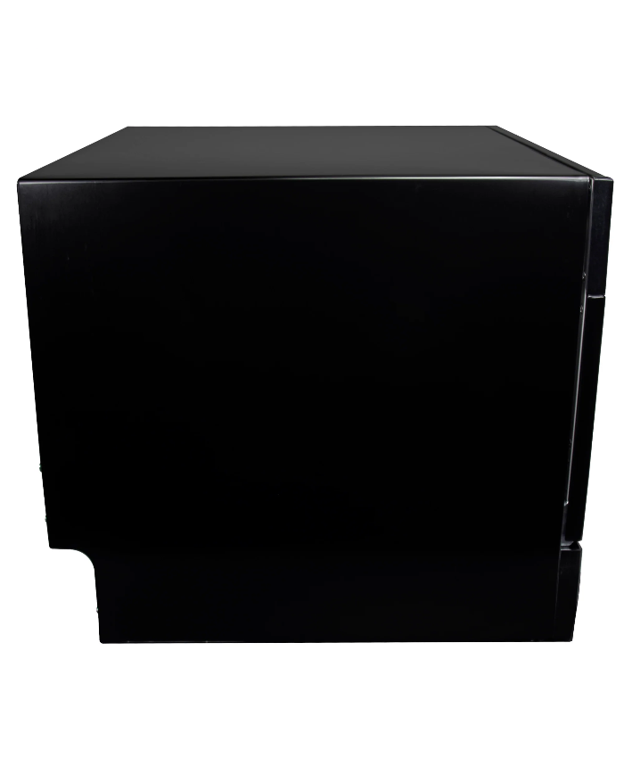 Black Electronic Countertop 120-volt Dishwasher With 6-Cycles, 6 Place Settings Capacity