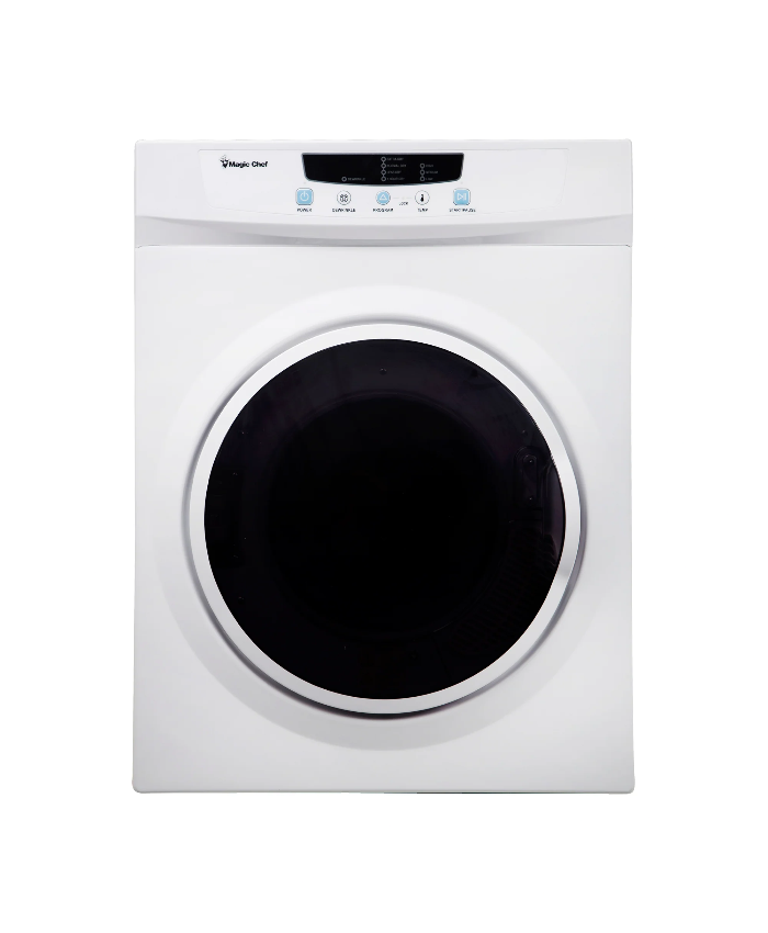 Compact 3.5 Cu. Ft. Electric Dryer In White