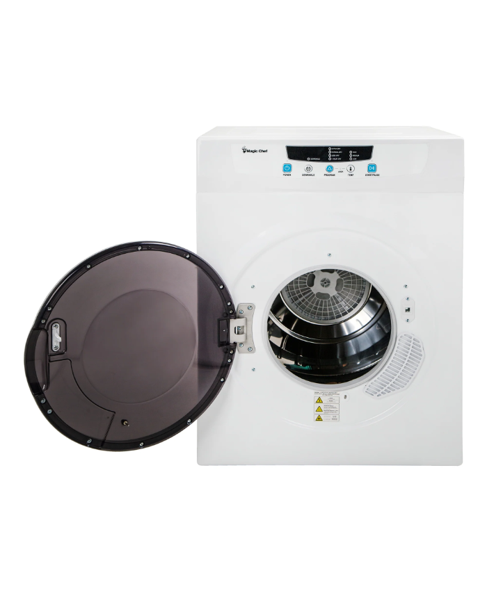 Compact 3.5 Cu. Ft. Electric Dryer In White