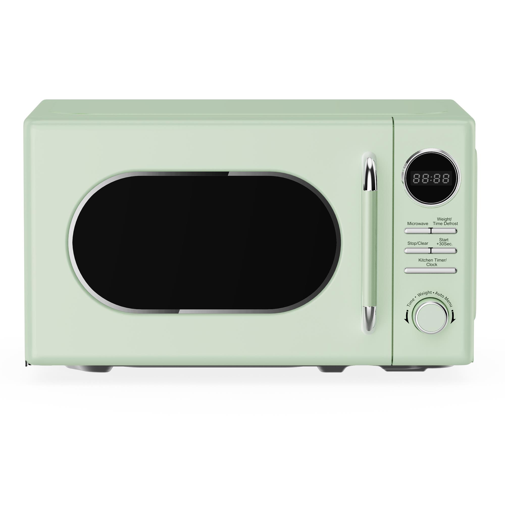 0.7 Cu. Ft. Retro Style Microwave Oven - Mint Green