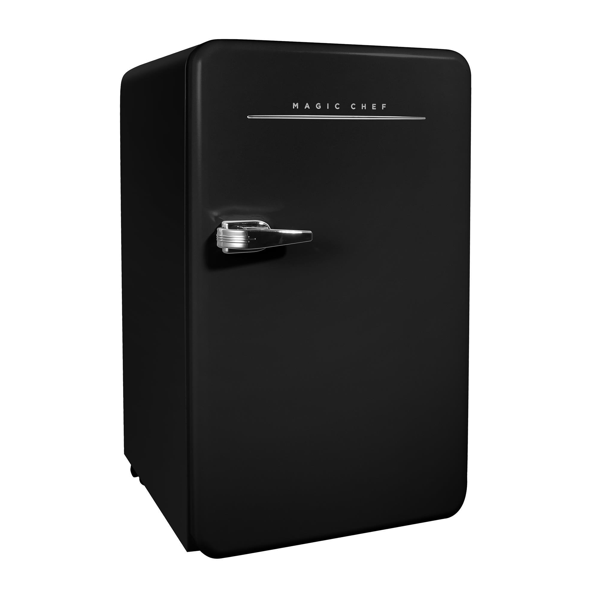 3.2 Cu. Ft. Refrigerator Manual Defrost, Retro Black