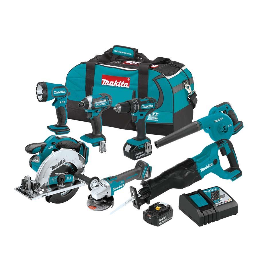 18V LXT® Lithium-Ion Cordless 7-Piece Combo Kit