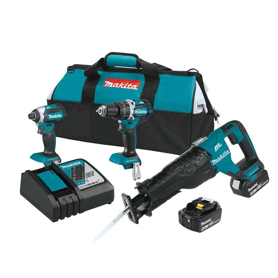 18V LXT® Lithium-Ion Brushless Cordless 3 Pc. Combo Kit