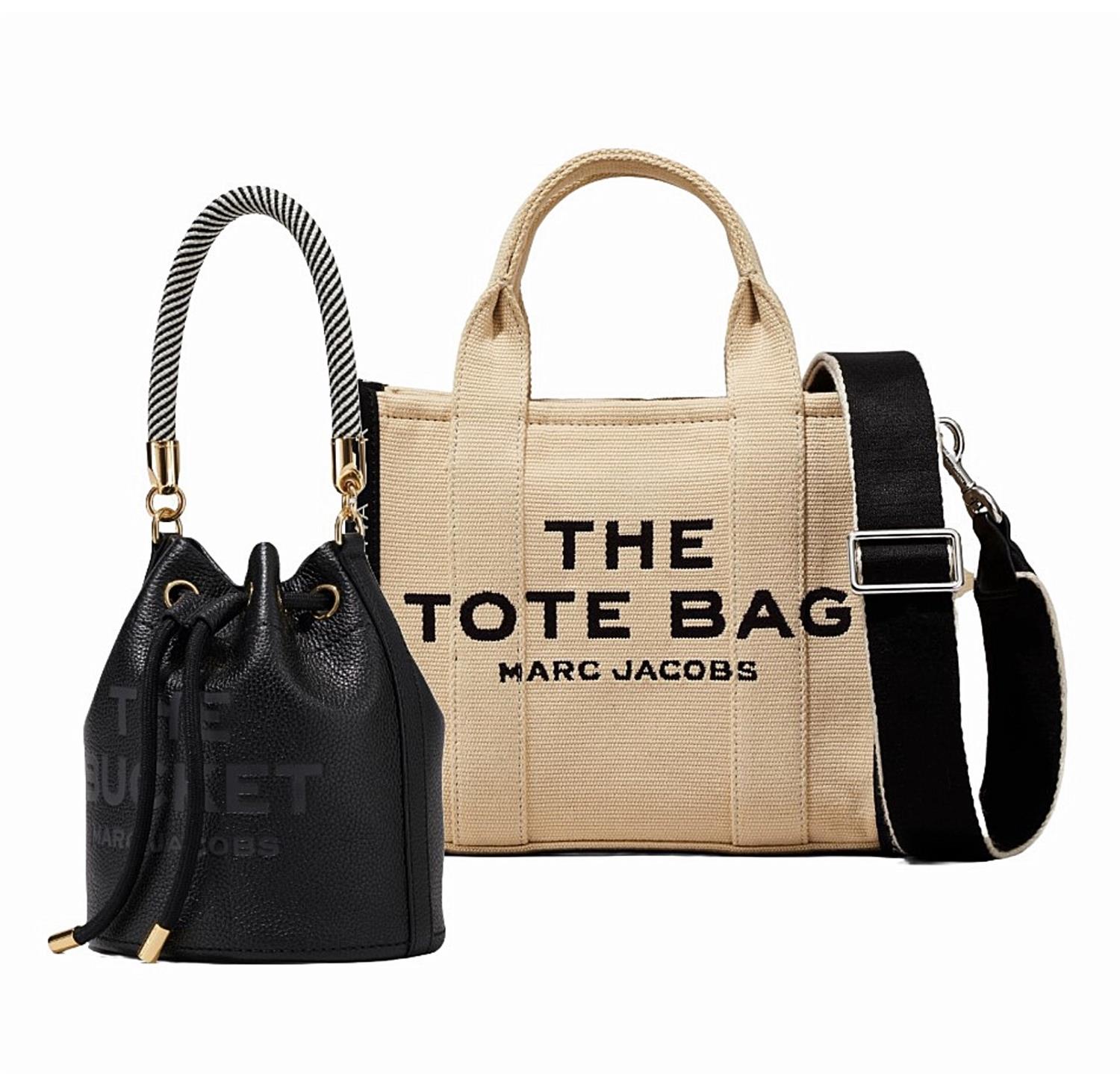 Small Tote/Leather Bucket Duo