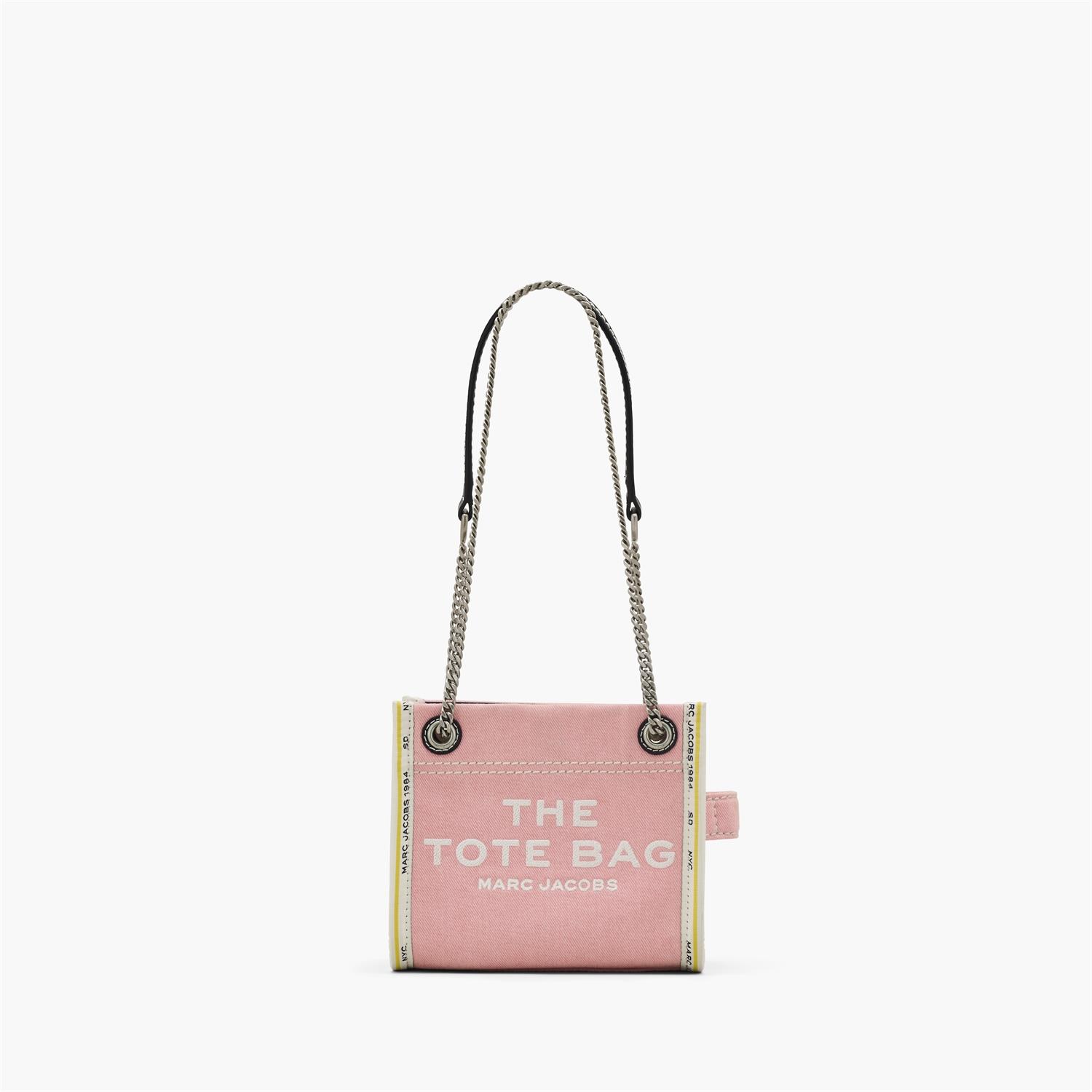 The Denim Chain Crossbody Tote Bag