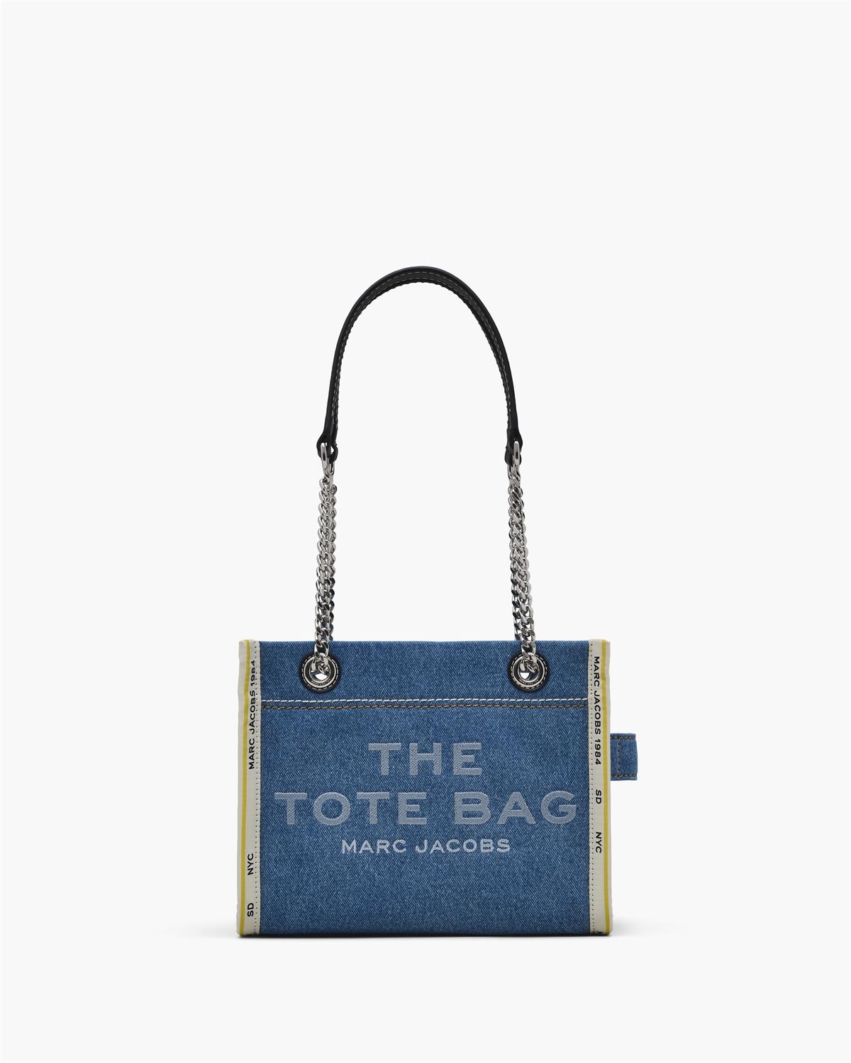 The Denim Chain Small Tote Bag