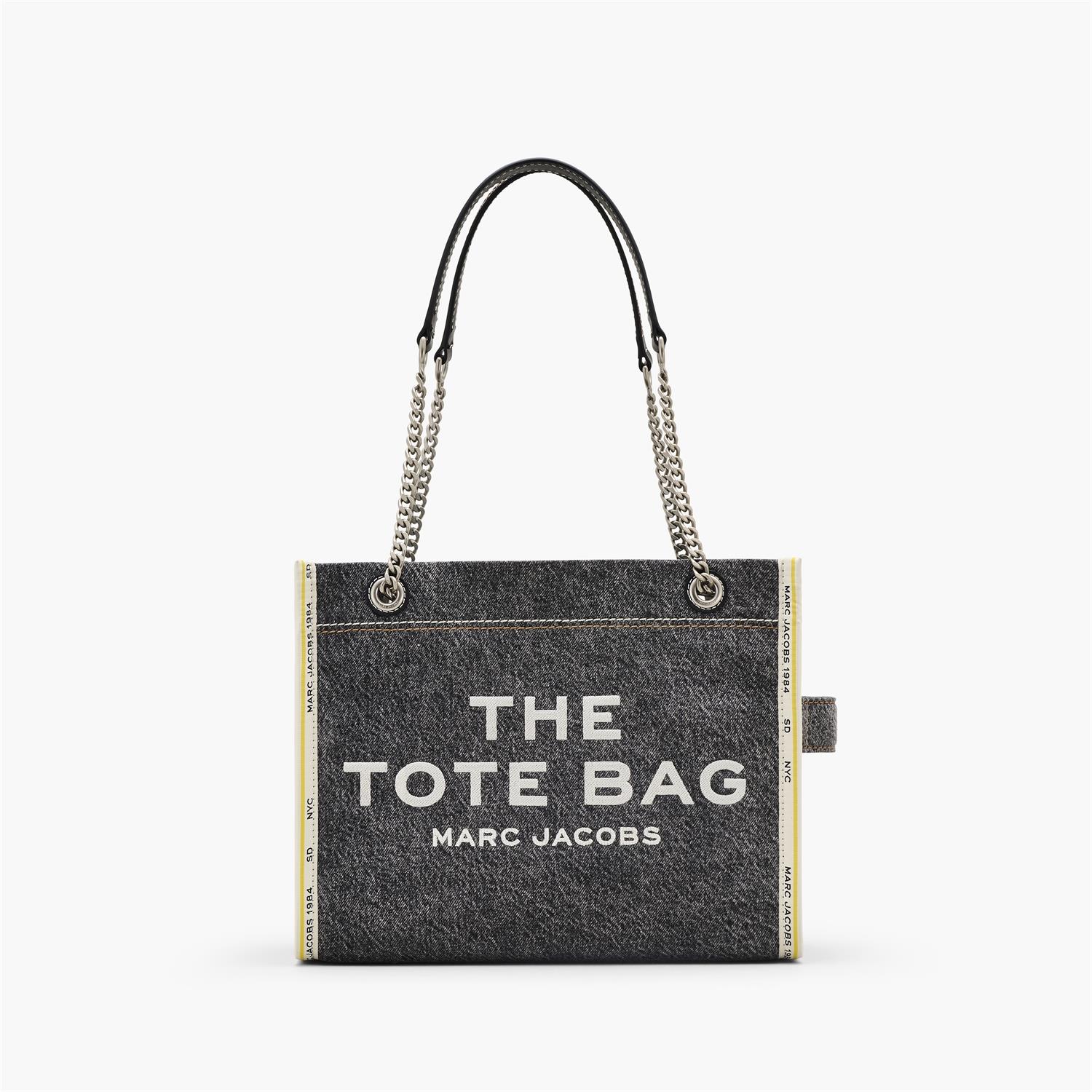 The Denim Chain Medium Tote Bag