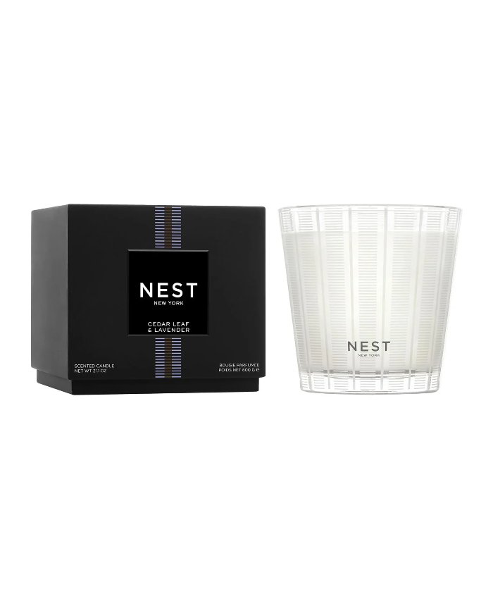 Cedar Leaf & Lavender 3-Wick Candle