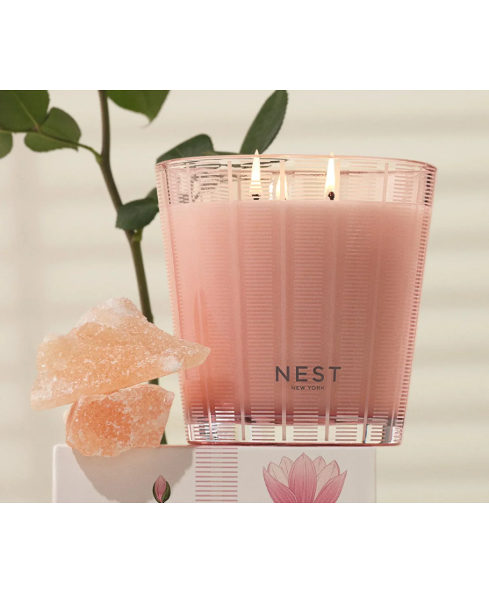 Himalayan Salt & Rosewater 3-Wick Candle