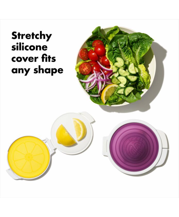 Cut & Keep Silicone Produce Saver Set