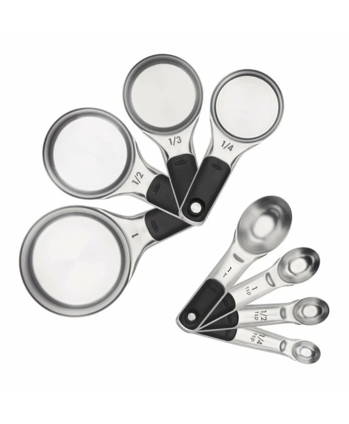 Stainless Steel Measuring Cups And Spoons Set
