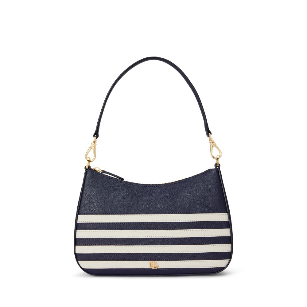 Striped Leather Medium Danni Bag