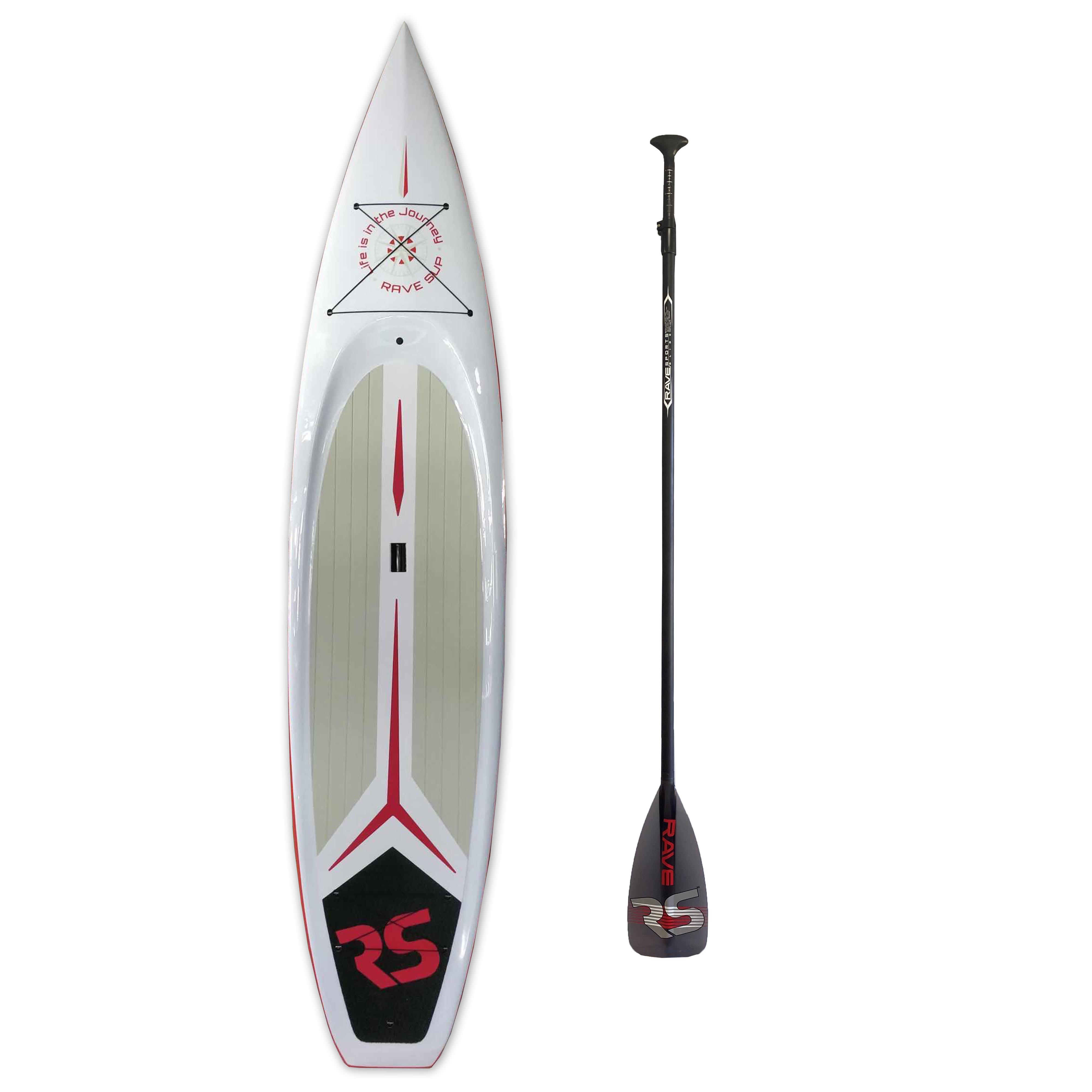 RAVE Sports - Journey PCX SUP W/Paddle Package - Red