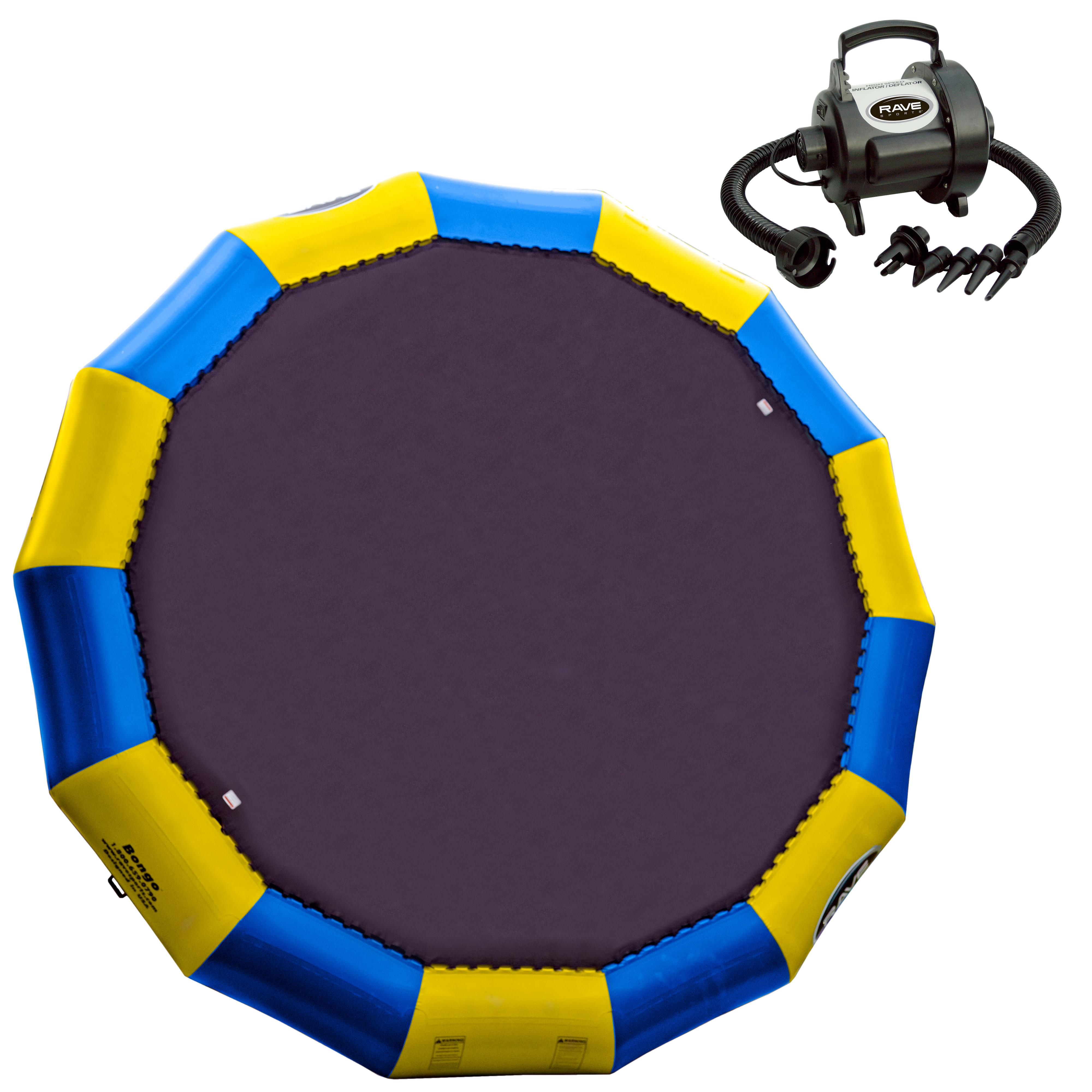RAVE Sports - Bongo 20 Water Bouncer W/High Speed Inflator/Deflator
