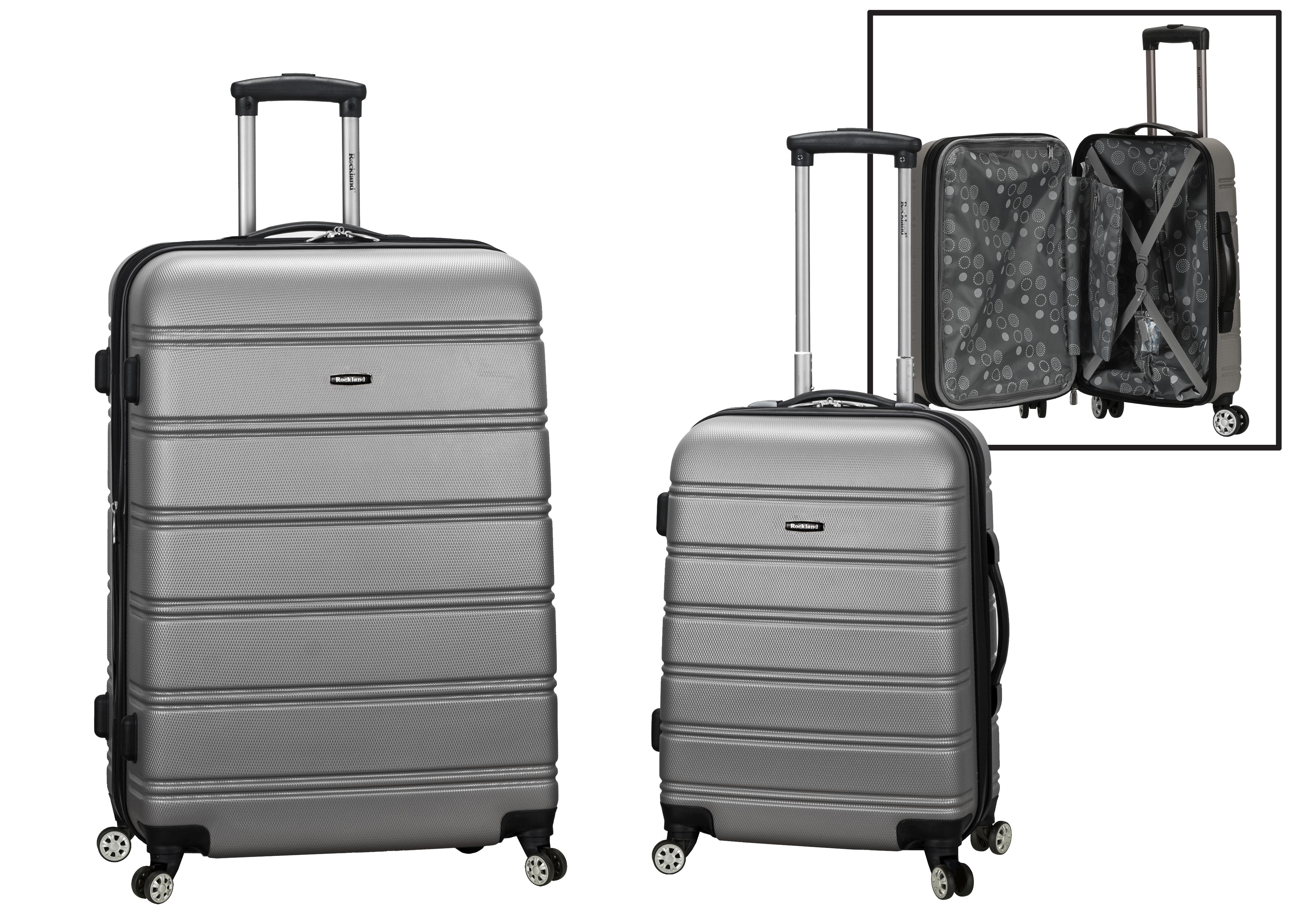 Melbourne, 2 Pc. Luggage Set - Silver