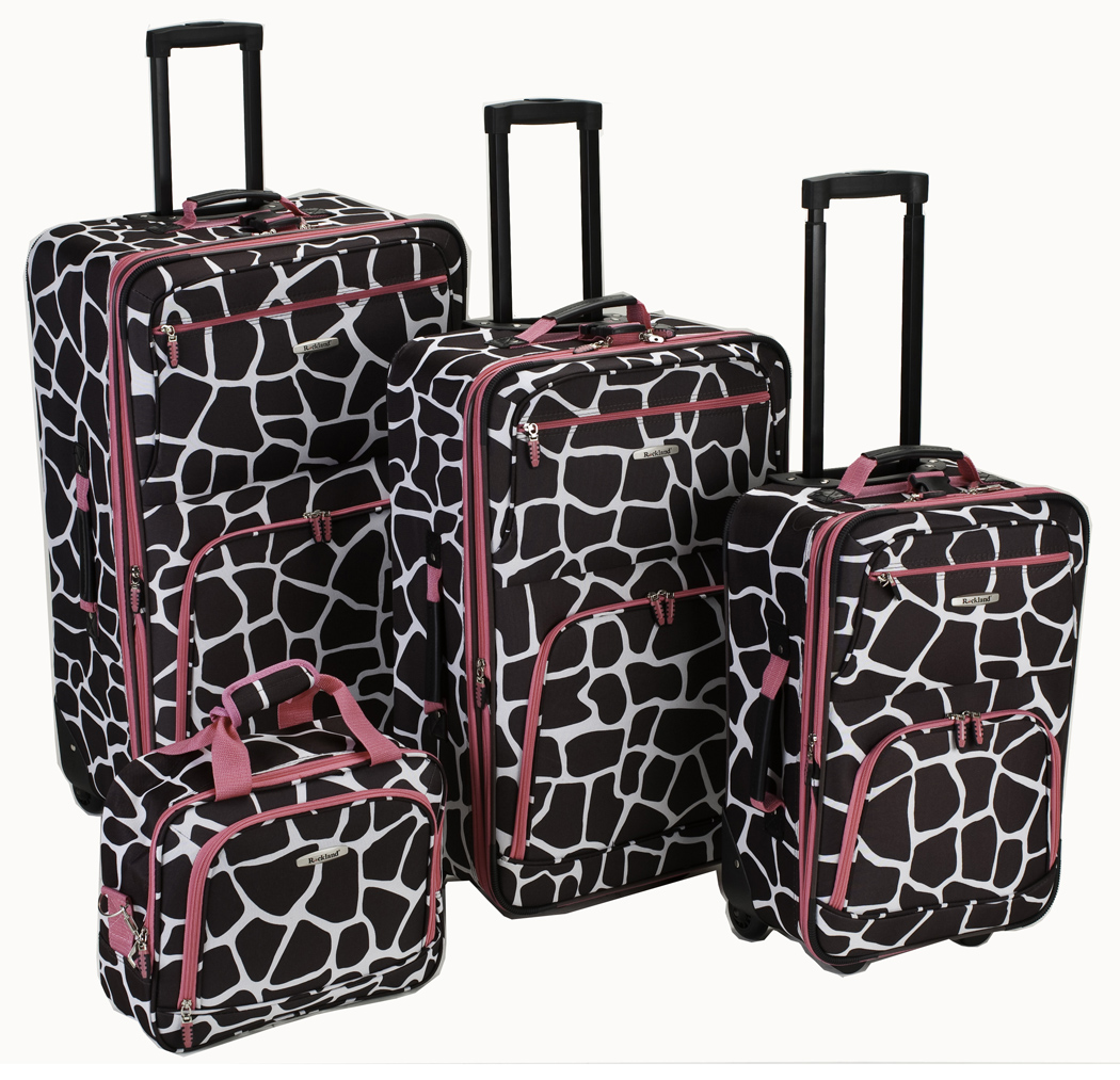 Fashion, 4 Pc. Set - Pink Giraffe