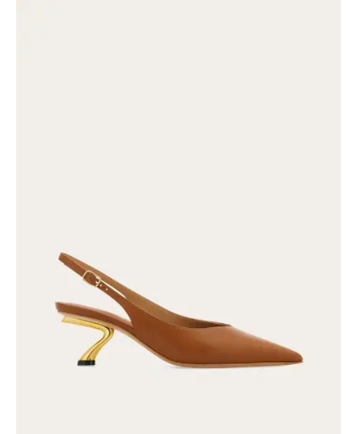 S-shaped Heel SlingbackV