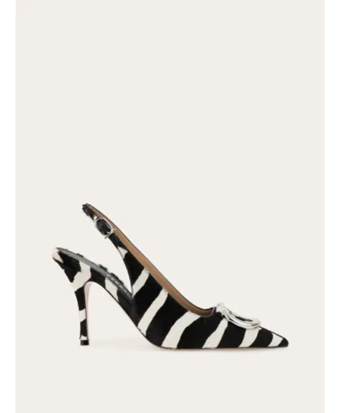 Maxi Gancini Slingback Pump