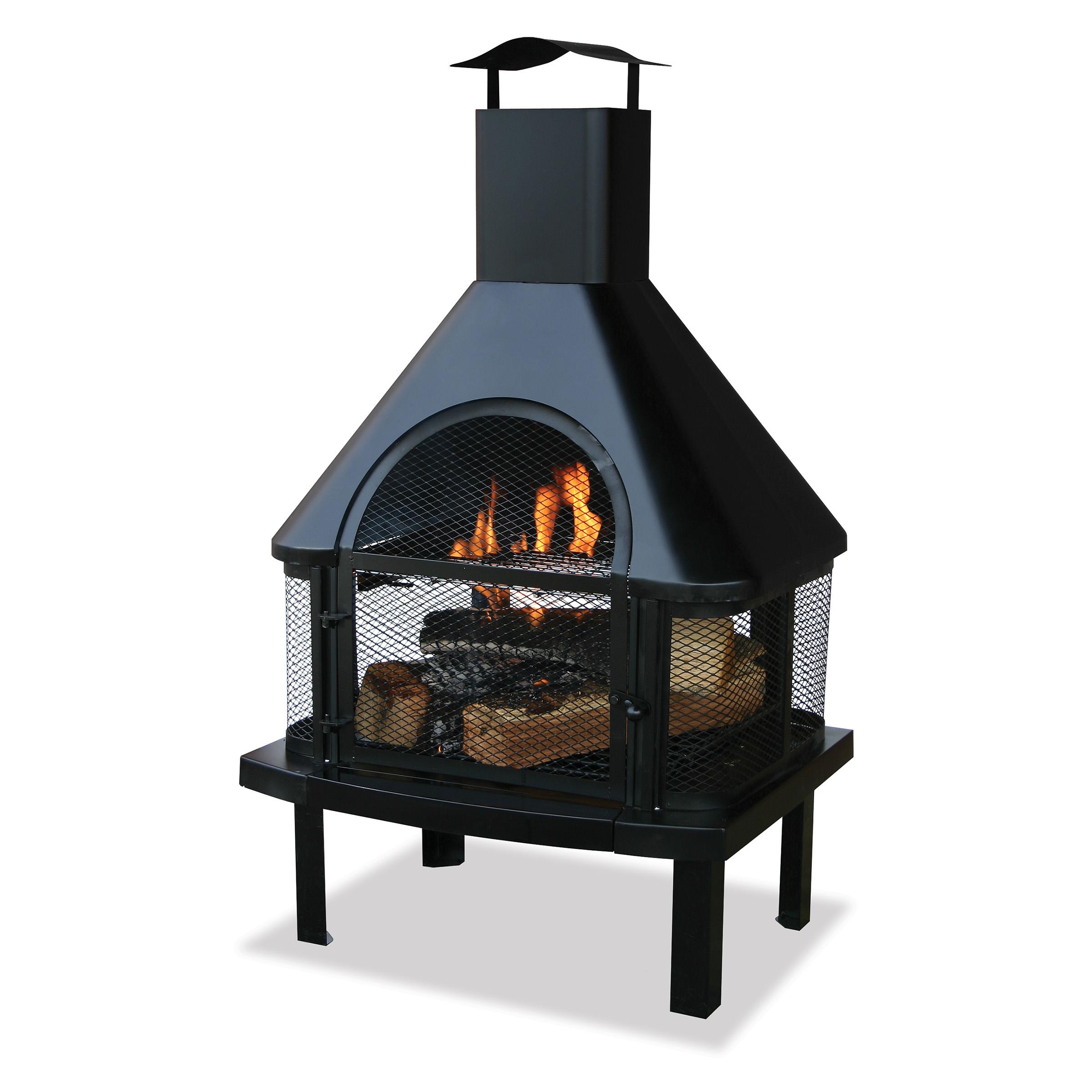 Endless Summer - Black Wood Burning Outdoor Fire Pit