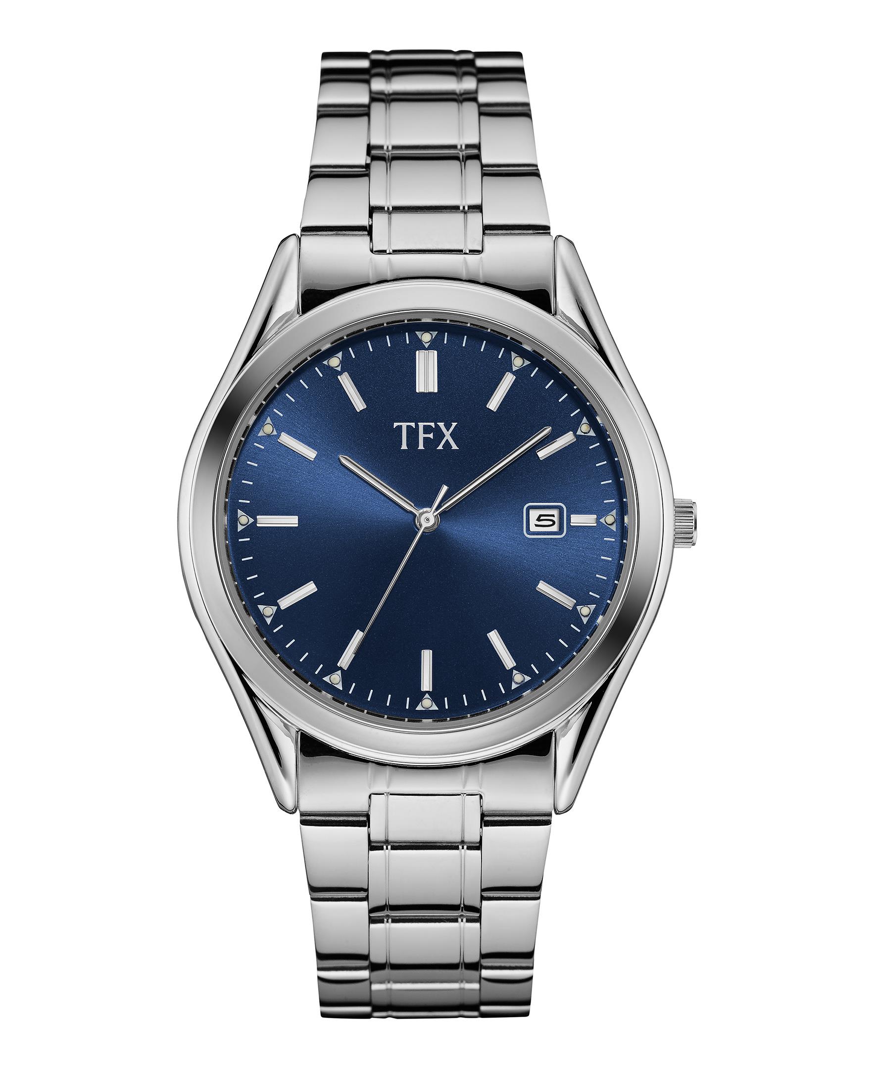 Men's Silver Bracelet Watch