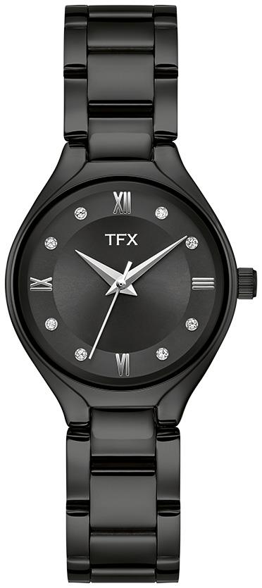 Ladies' Dress/Classic Stainless Steel Bracelet Watch, Black Dial