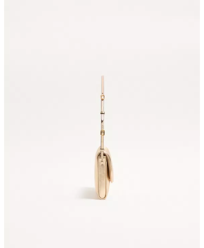 Valentino Garavani DeVain Small Shoulder Bag In Laminated Nappa Leather