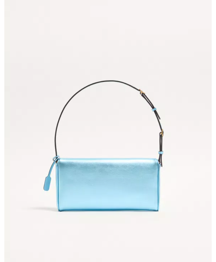 Valentino Garavani DeVain Small Shoulder Bag in Laminated Nappa Leather