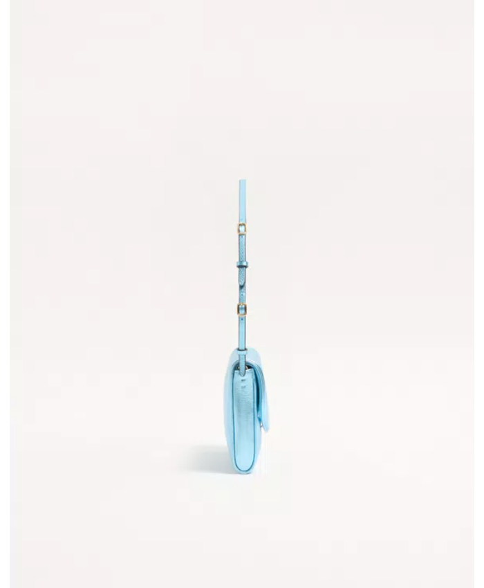 Valentino Garavani DeVain Small Shoulder Bag in Laminated Nappa Leather