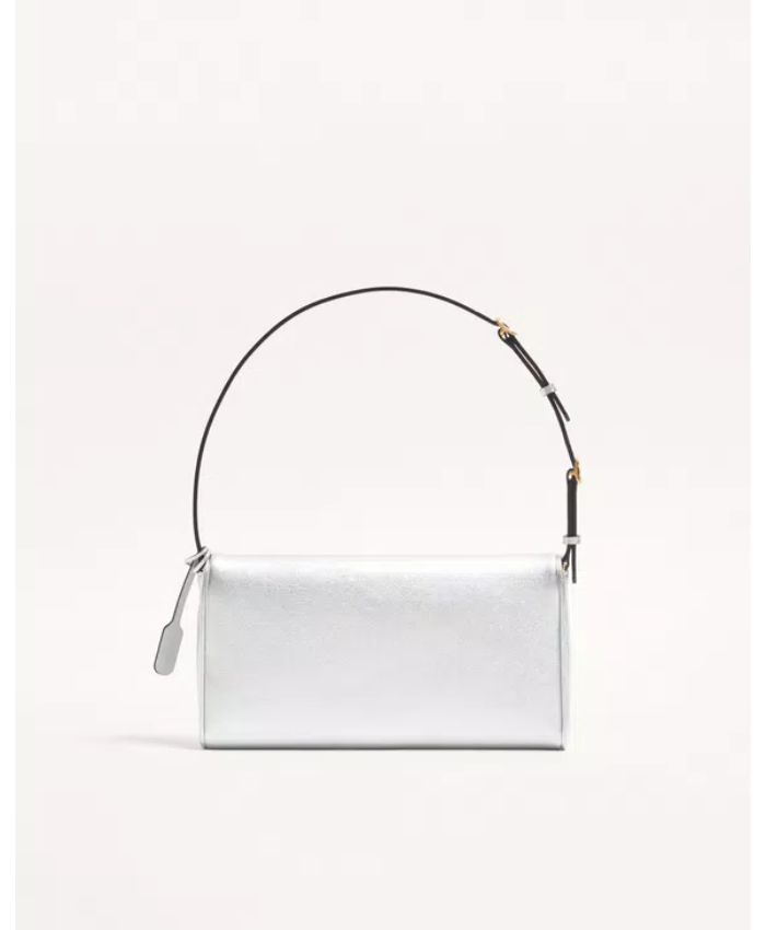 Valentino Garavani DeVain Small Shoulder Bag In Laminated Nappa Leather