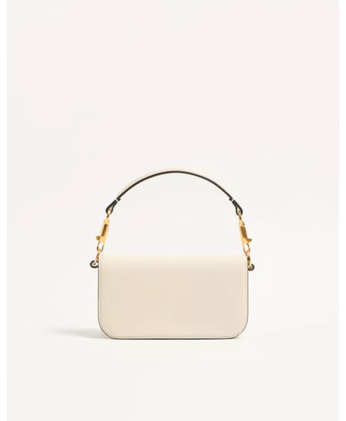 Valentino Garavani Locò Small Shoulder Bag In Calfskin With Jewel Logo