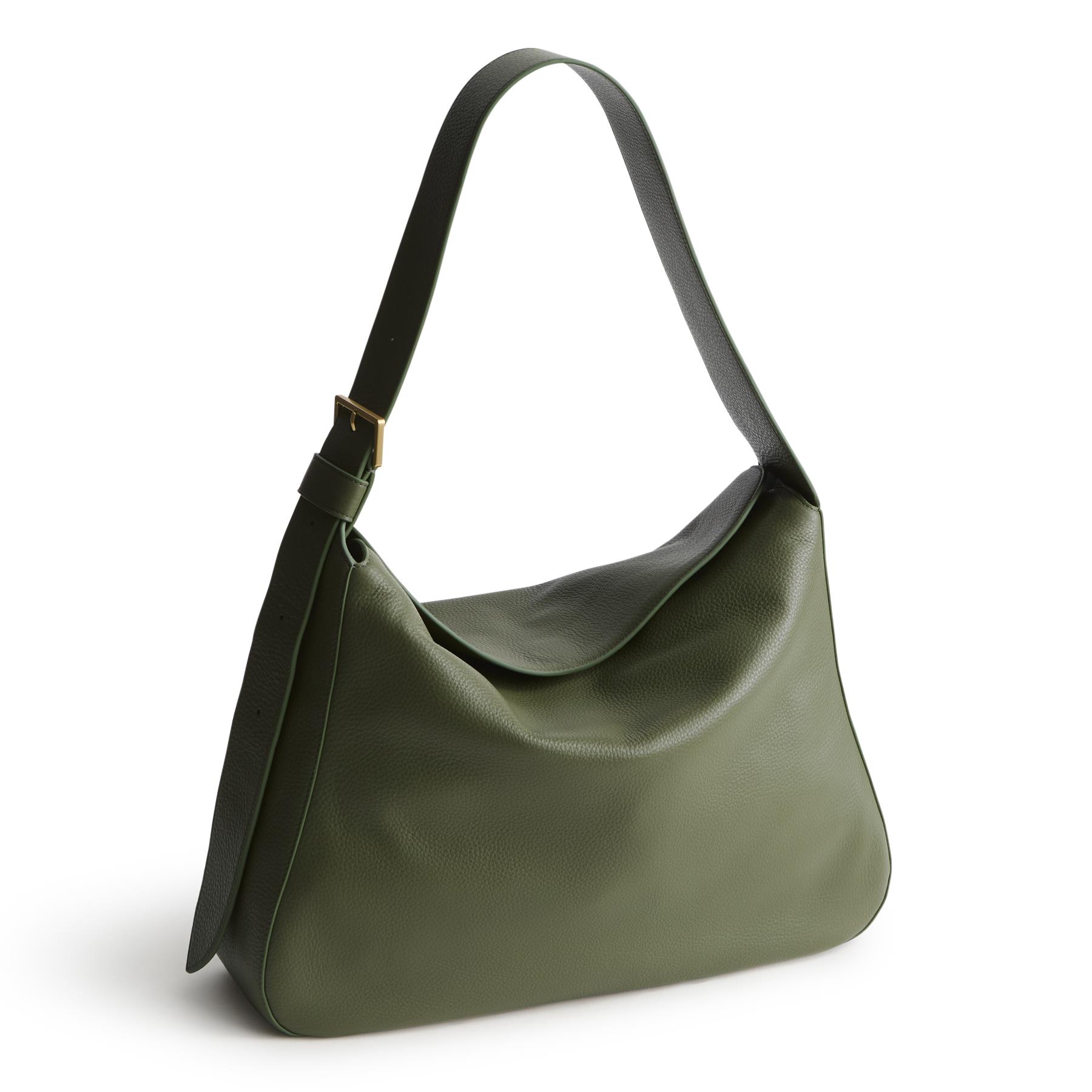Tifton Hobo Tote-Bronze Green-Leather