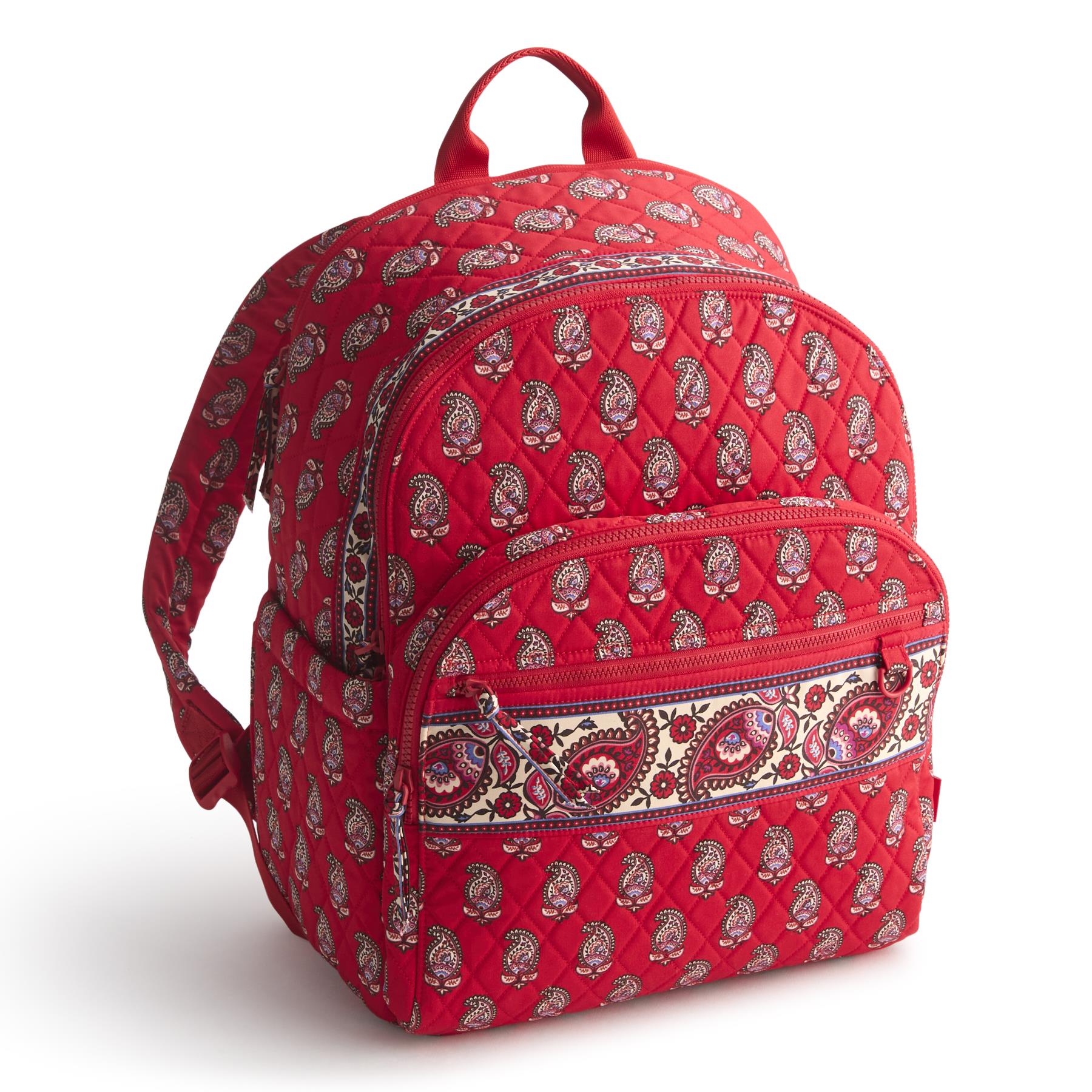 Bancroft Backpack -Flowering Paisley Goji Berry-Premium Cotton