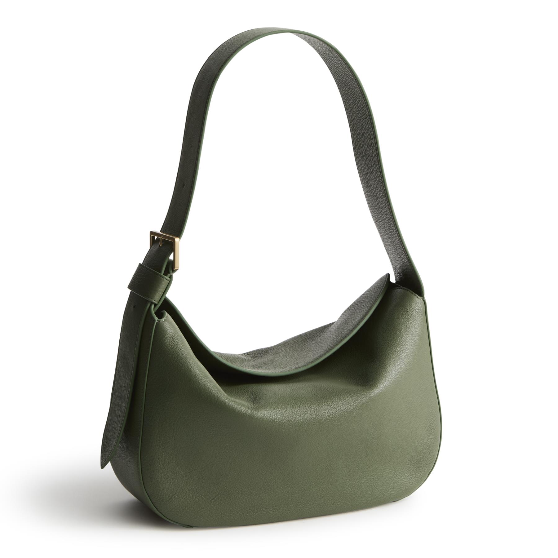Tifton Shoulder Bag-Bronze Green-Leather