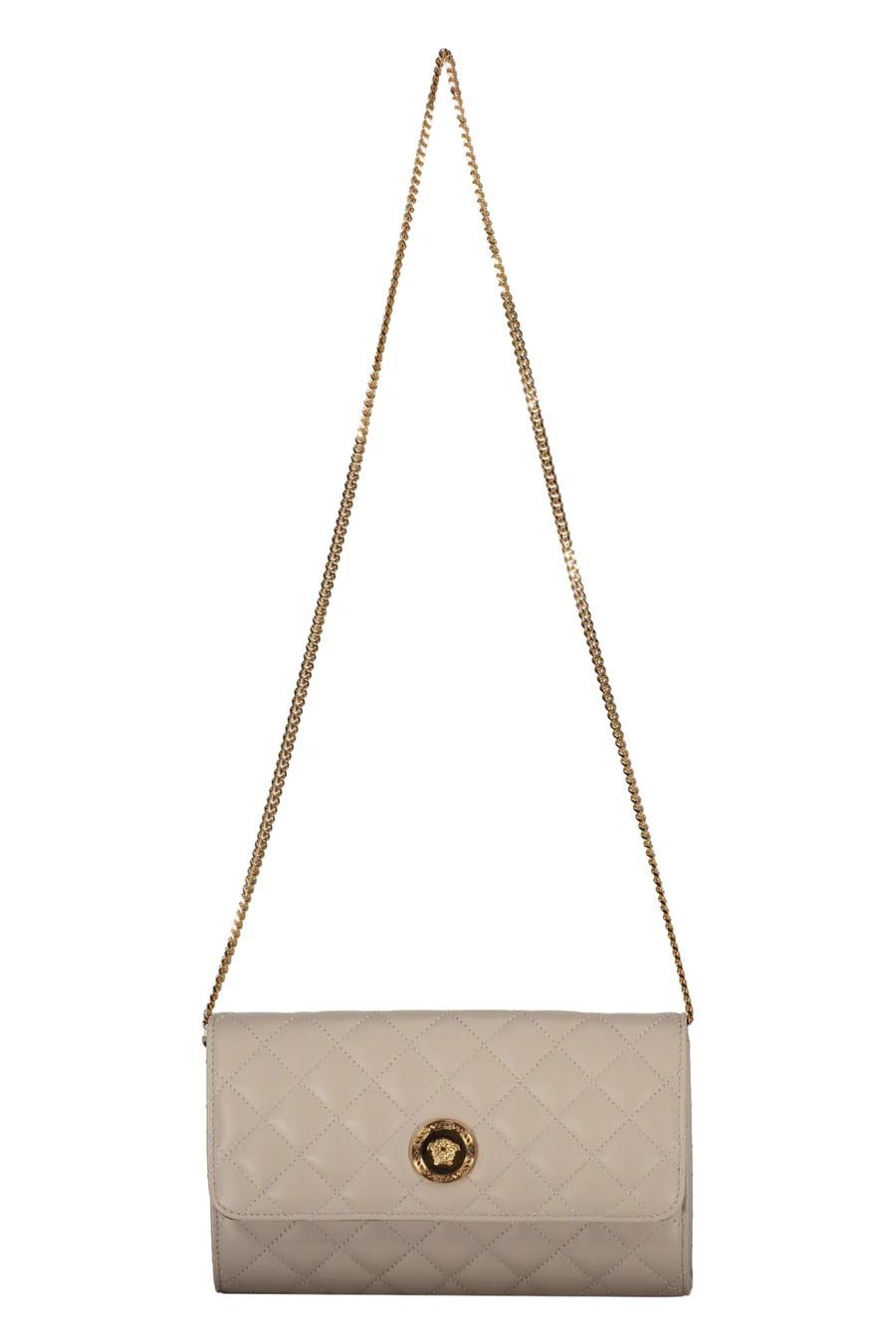 Medusa Quilted Chain Crossbody Bag
