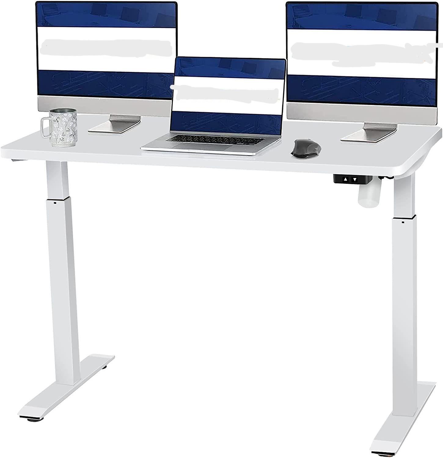 Height Adjustable Standing Desk - White