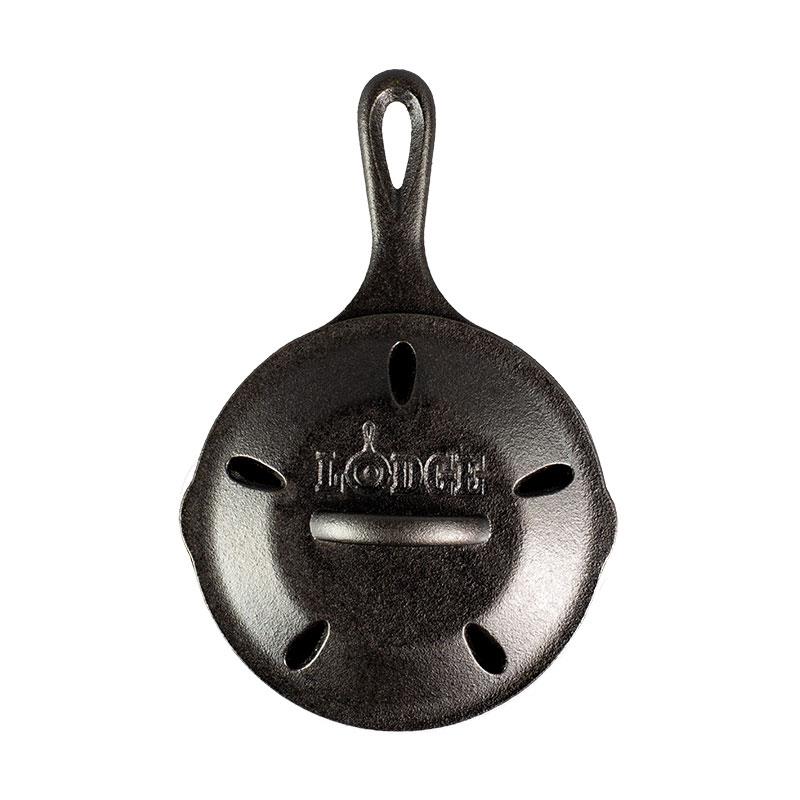 Lodge - 6.5-Inch Seasoned Cast Iron Smoker Skillet