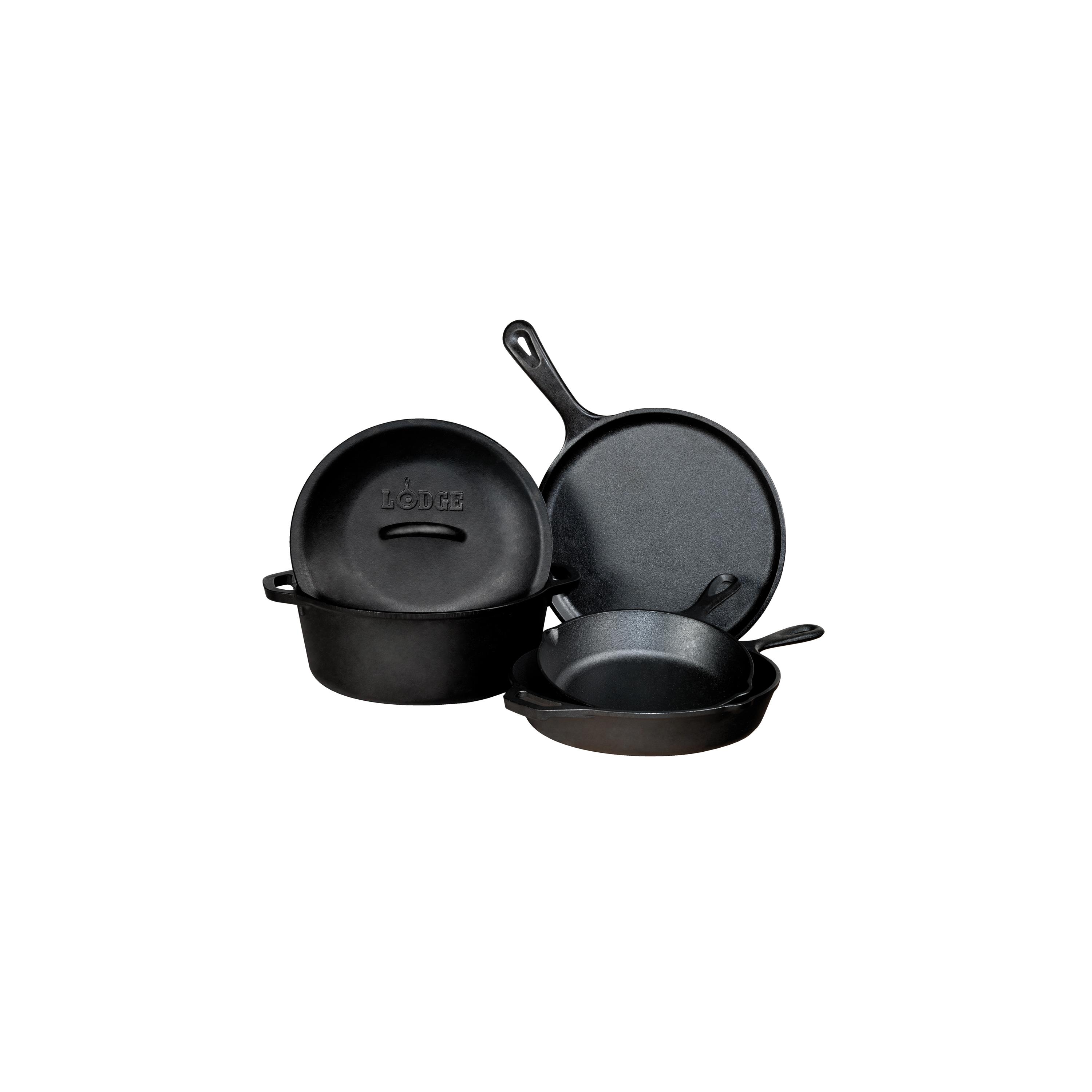 Lodge - Seasoned Cast Iron 5 Piece Set