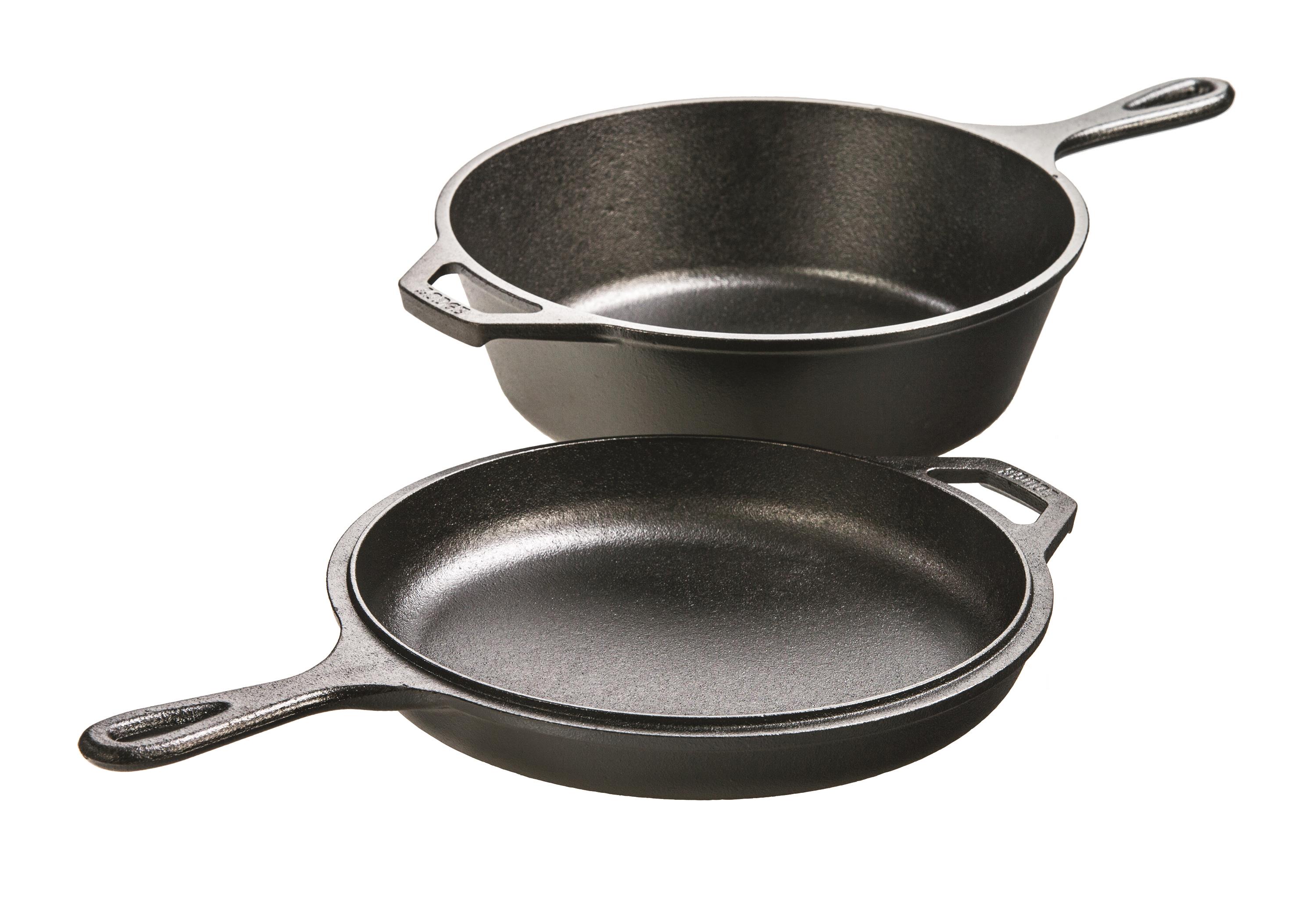 Lodge - 3.2 Qt Cast Iron Combo Cooker