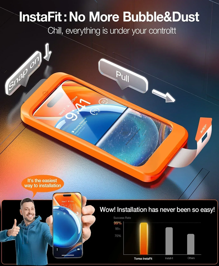 GlassGo Screen Protector for iPhone 14