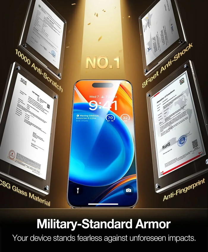 GlassGo Screen Protector for iPhone 14