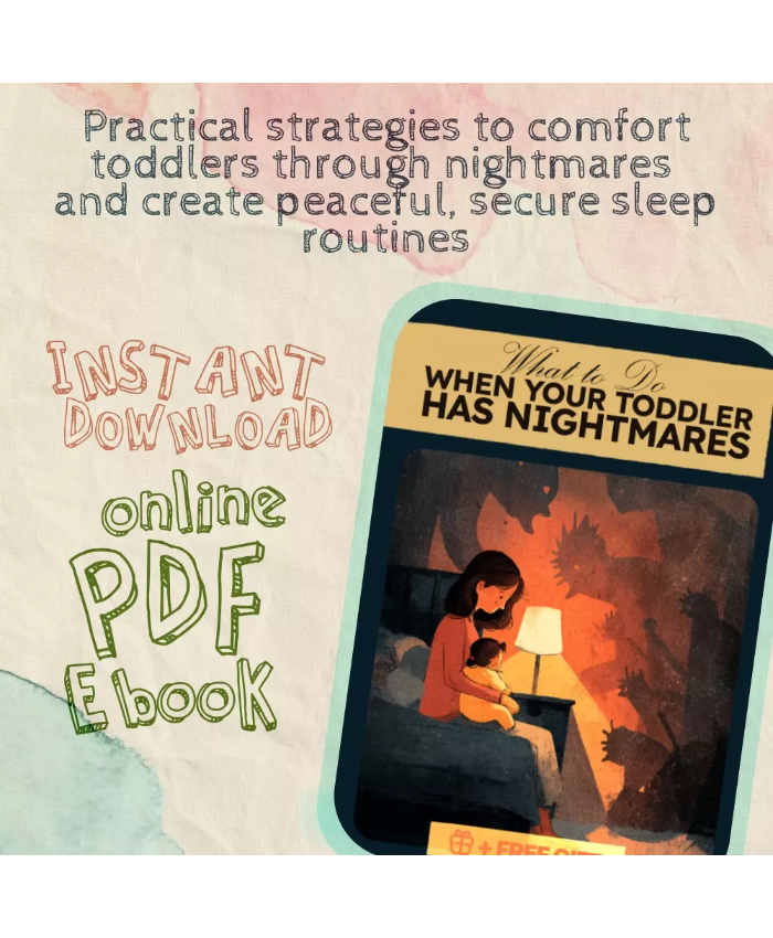 What to Do When Your Toddler Has Nightmares | Ebook Guide for Parents | Practical Comforting Tips & Bedtime Solutions