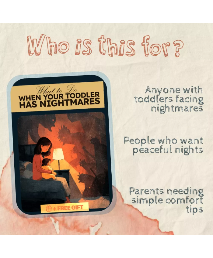 What to Do When Your Toddler Has Nightmares | Ebook Guide for Parents | Practical Comforting Tips & Bedtime Solutions