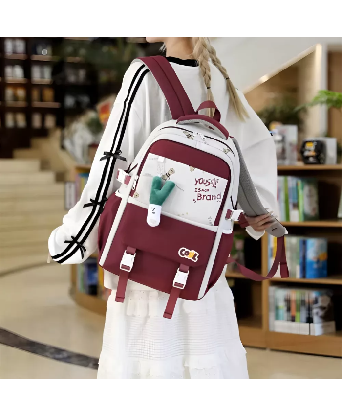 Large Capacity Fashion Backpack for Students, Travel & Laptop