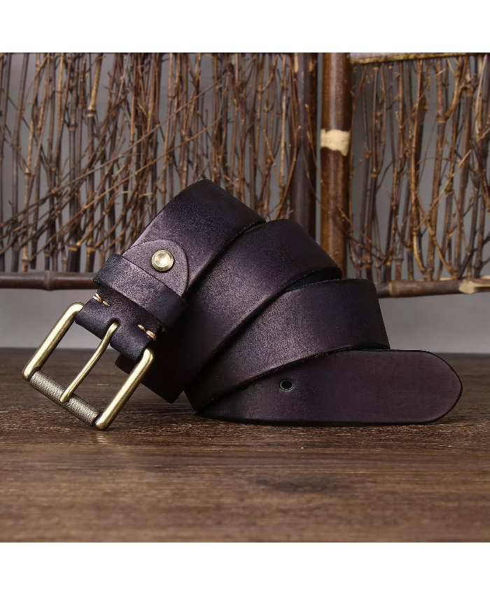 Vintage Wide Leather Belt