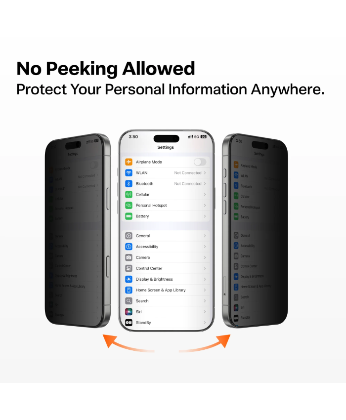 GlassGo Privacy Screen Protector For IPhone 17 Pro Max