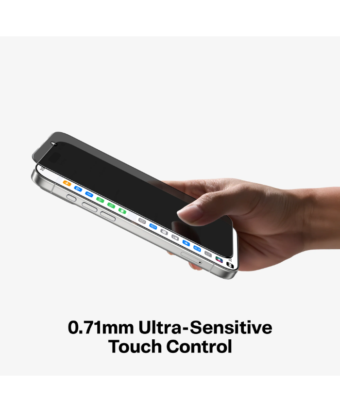 GlassGo Privacy Screen Protector for iPhone 17 Pro Max