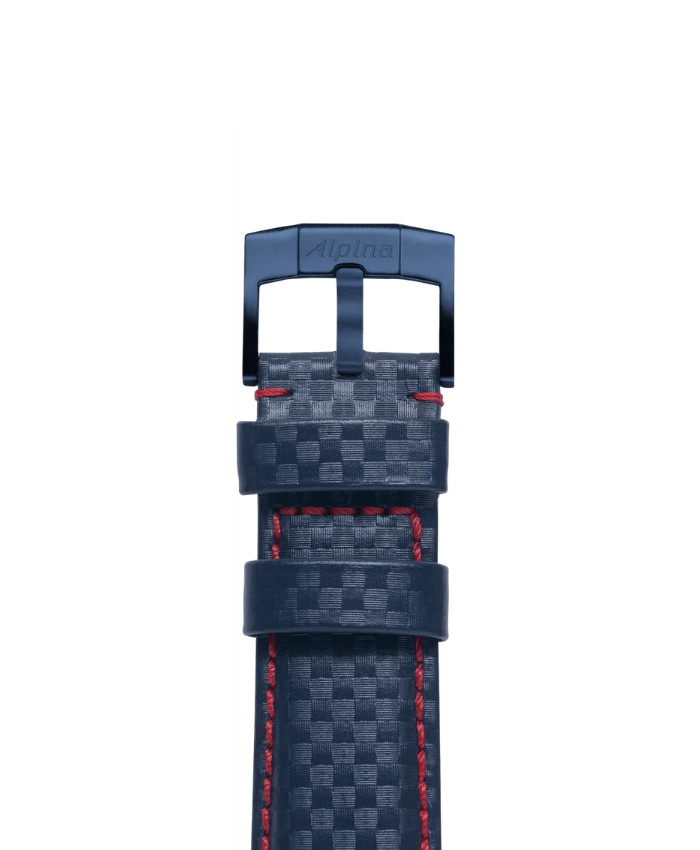 Blue Calf Leather Strap - 22 mm
