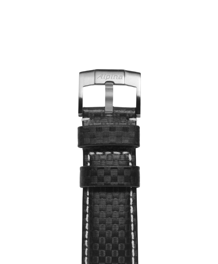 Black Calf Leather Strap - 22 mm